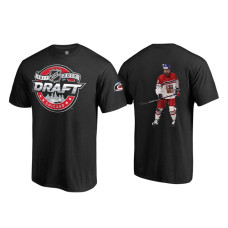 Carolina Hurricanes Martin Necas Black 2017 Draft Player Pictorial T-shirt