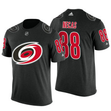 Carolina Hurricanes #88 Martin Necas Black Adidas Player Jersey Style T-shirt