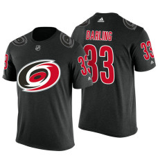 Carolina Hurricanes #33 Scott Darling Black Adidas Player Jersey Style T-shirt