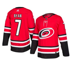 Carolina Hurricanes #7 Red Authentic Home Derek Ryan Jersey