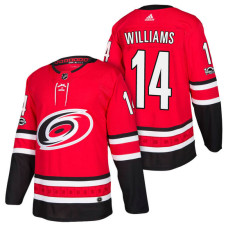 Carolina Hurricanes #14 Justin Williams Red 2018 New Season Player Home Jersey