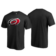 Carolina Hurricanes Black Crew Neck Midnight Mascot Team T-shirt