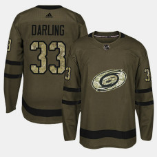 Carolina Hurricanes #33 Camo Salute To Service Scott Darling Jersey