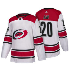 Carolina Hurricanes #20 Sebastian Aho White 2018 New Season Team Road Jersey