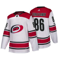 Carolina Hurricanes #86 Teuvo Teravainen White 2018 New Season Team Road Jersey