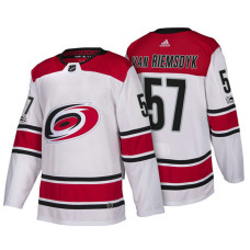 Carolina Hurricanes #57 Trevor Van Riemsdyk White 2018 New Season Team Road Jersey