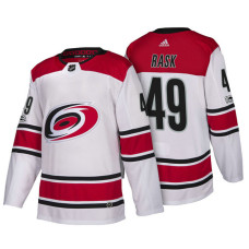 Carolina Hurricanes #49 Victor Rask White 2018 New Season Team Road Jersey