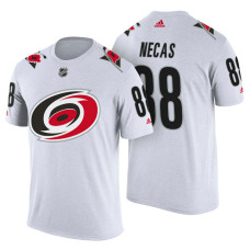 Carolina Hurricanes #88 Martin Necas White Adidas Player Jersey Style T-shirt