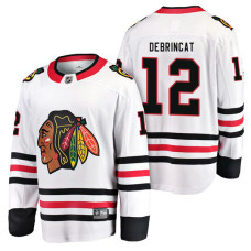 Chicago Blackhawks #12 White Breakaway Alex DeBrincat Jersey