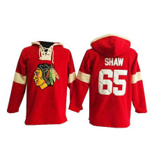 Chicago Blackhawks Andrew Shaw #65 Red Pullover Hoodie