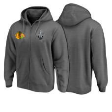 Chicago Blackhawks Black 2017 Stanley Cup Playoff Full-Zip Pullover Hoodie