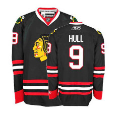 Women's Chicago Blackhawks Bobby Hull #9 Black Alternate Jersey