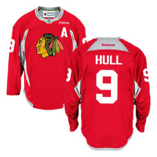 Chicago Blackhawks Bobby Hull #9 Red Practice Jersey