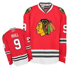 Youth Chicago Blackhawks Bobby Hull #9 Red Home Jersey