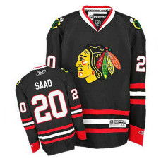 Youth Chicago Blackhawks Brandon Saad #20 Black Alternate Jersey