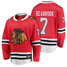 Chicago Blackhawks #7 Breakaway Player Brent Seabrook Jersey Red