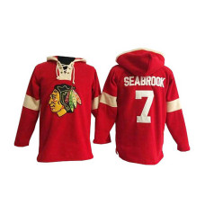 Chicago Blackhawks Brent Seabrook #7 Red Pullover Hoodie