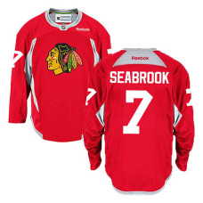 Chicago Blackhawks Brent Seabrook #7 Red Practice Jersey