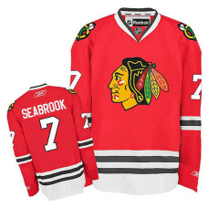 Youth Chicago Blackhawks Brent Seabrook #7 Red Home Jersey