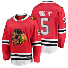 Chicago Blackhawks #5 Breakaway Player Connor Murphy Jersey Red