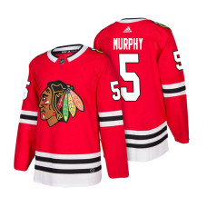 Chicago Blackhawks #5 Connor Murphy Red 2018 New Season Player Home Jersey