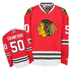 Chicago Blackhawks Corey Crawford #50 Red Home Jersey