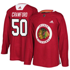 Chicago Blackhawks #50 Red New Season Practice Corey Crawford Jersey