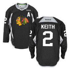 Chicago Blackhawks Duncan Keith #2 Black Practice Jersey