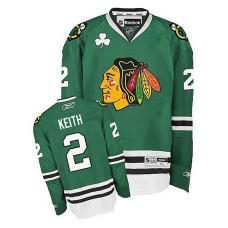 Chicago Blackhawks Duncan Keith #2 Green Premier Jersey