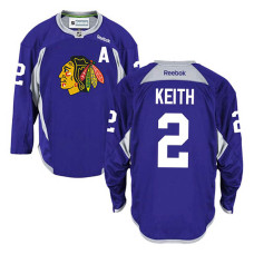 Chicago Blackhawks Duncan Keith #2 Purple Practice Jersey