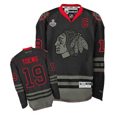 Chicago Blackhawks Jonathan Toews #19 Black Premier Jersey