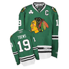 Chicago Blackhawks Jonathan Toews #19 Green Premier Jersey