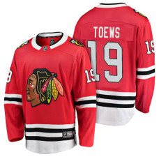 Chicago Blackhawks #19 Breakaway Player Jonathan Toews Jersey Red