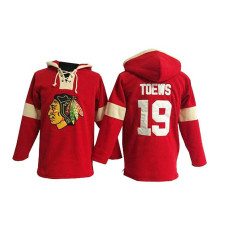 Chicago Blackhawks Jonathan Toews #19 Red Pullover Hoodie