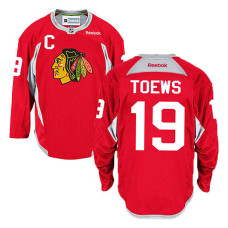 Chicago Blackhawks Jonathan Toews #19 Red Practice Jersey