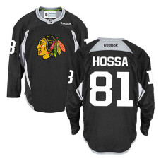 Chicago Blackhawks Marian Hossa #81 Black Practice Jersey