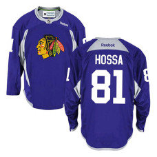 Chicago Blackhawks Marian Hossa #81 Purple Practice Jersey