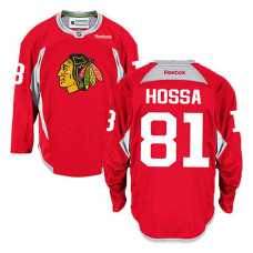 Chicago Blackhawks Marian Hossa #81 Red Practice Jersey