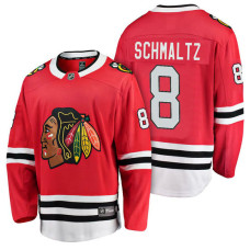 Chicago Blackhawks #8 Breakaway Player Nick Schmaltz Jersey Red