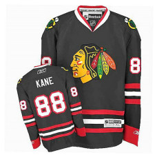 Youth Chicago Blackhawks Patrick Kane #88 Black Alternate Jersey