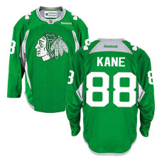 Chicago Blackhawks Patrick Kane #88 Green Practice Jersey