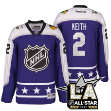 Chicago Blackhawks Duncan Keith #2 Purple La Kings All Star Jersey