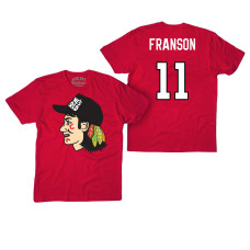 Chicago Blackhawks #11 Cody Franson Red Hockey Club Game On T-shirt