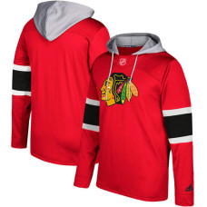 Chicago Blackhawks Red Silver Jersey Pullover Hoodie