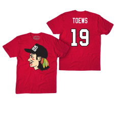 Chicago Blackhawks #19 Jonathan Toews Red Hockey Club Game On T-shirt