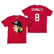 Chicago Blackhawks #8 Nick Schmaltz Red Hockey Club Game On T-shirt