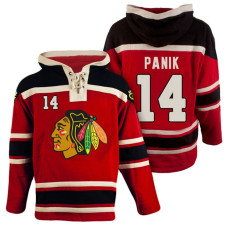 Chicago Blackhawks #14 Richard Panik Red Throwback Pullover Hoodie