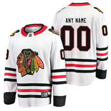 Chicago Blackhawks 2018 Fanatics Branded Custom Jersey White