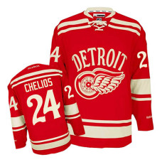 Detroit Red Wings Chris Chelios #24 Red 2014 Winter Classic Jersey