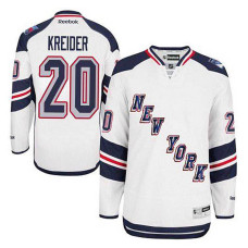 New York Rangers Chris Kreider #20 White 2014 Stadium Series Jersey